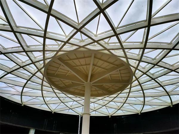 濟南綢帶公園地鐵穹頂工程